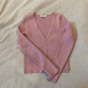 Madewell Carmon Crop Cardigan Sweater